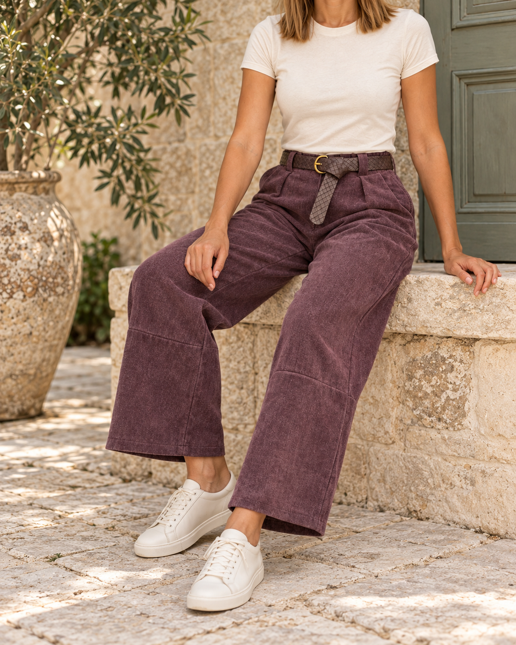 PANTALÓN PANA-LILA
