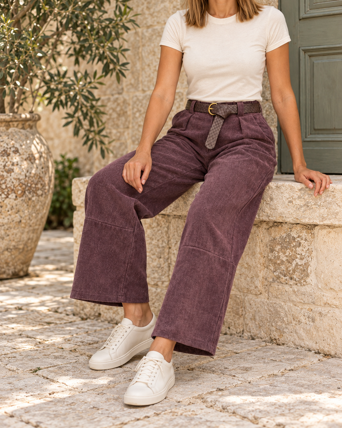 PANTALÓN PANA-LILA
