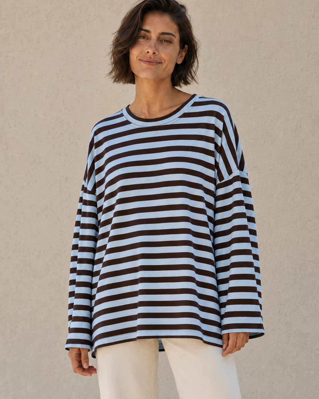 SUDADERA ALGODÓN MARINERA-AZUL