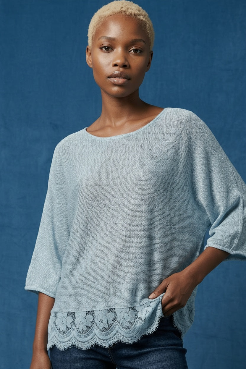 JERSEY PUNTILLA-AZUL