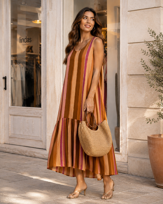 VESTIDO RAYAS-TEJ