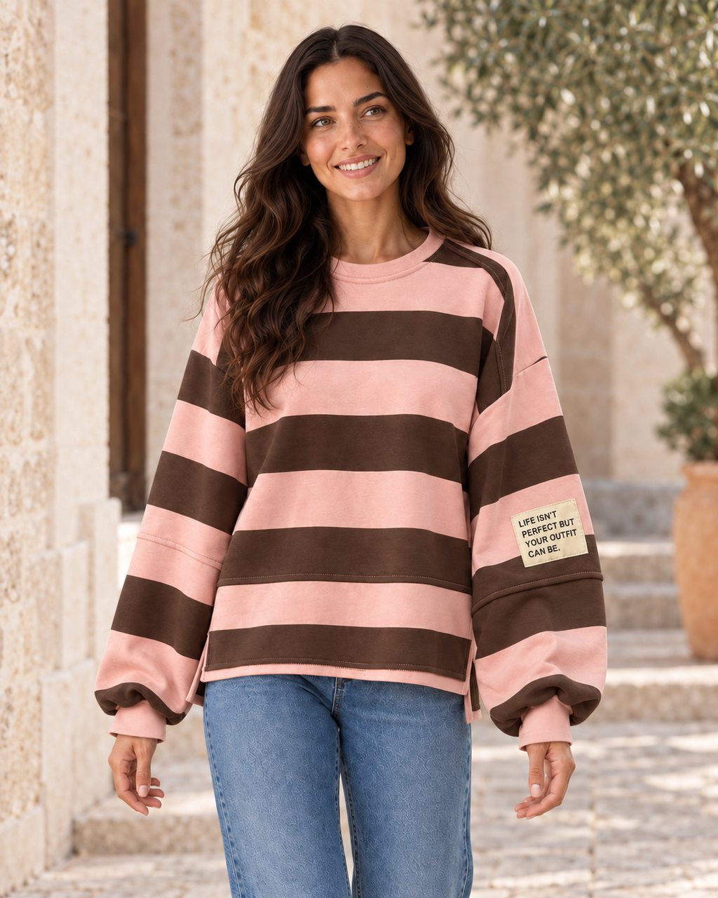 SUDADERA AZARO-ROSA