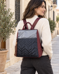 MOCHILA ACOLCHADA COMB-GRANATE