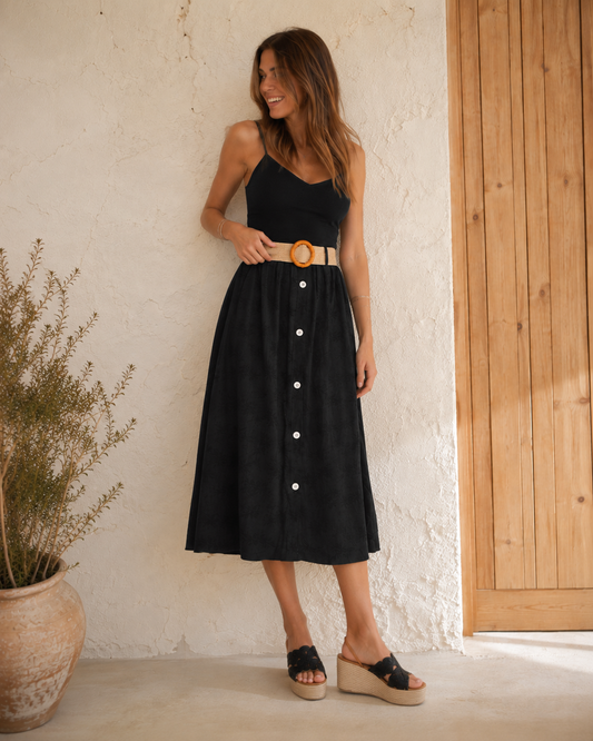 CAMISOLA DE FIM DE SEMANA-PRETO
