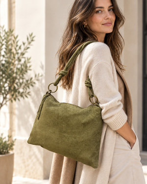 BOLSO BANDOLERA ANTELINA - KHAKI
