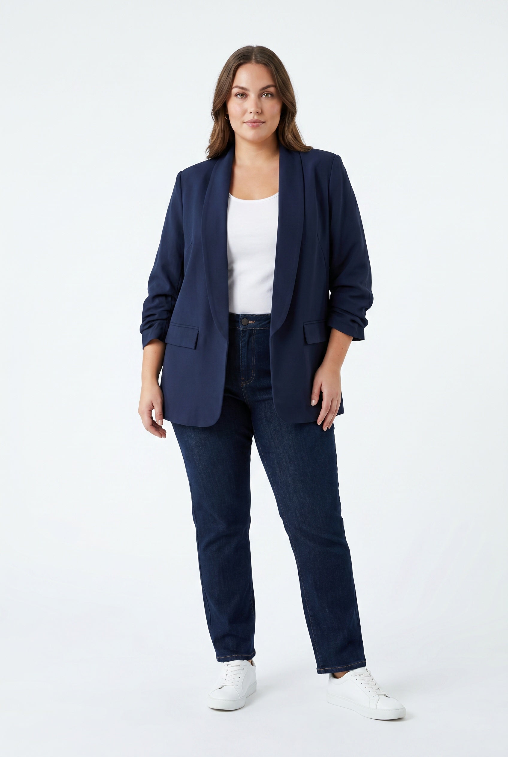 BLAZER BASIC-AZUL MARINO