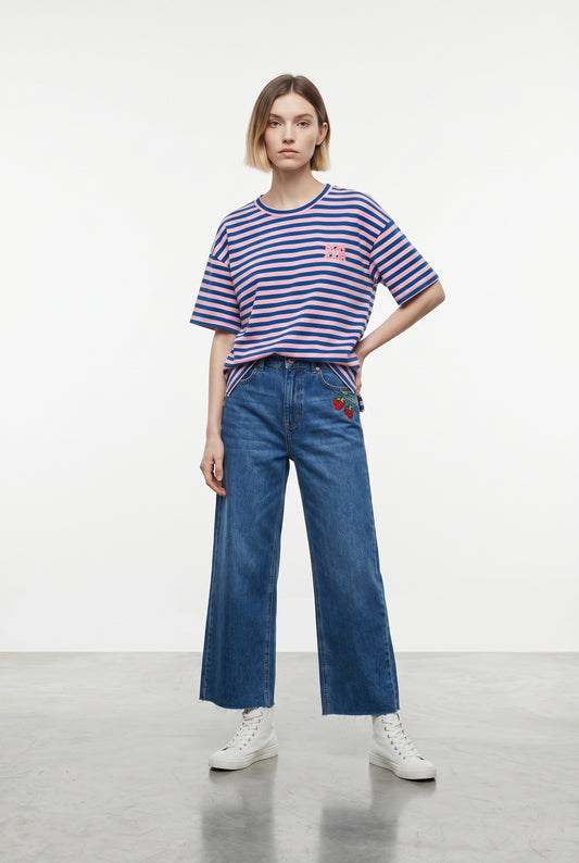 CAMISETA BONJOUR-AZUL M