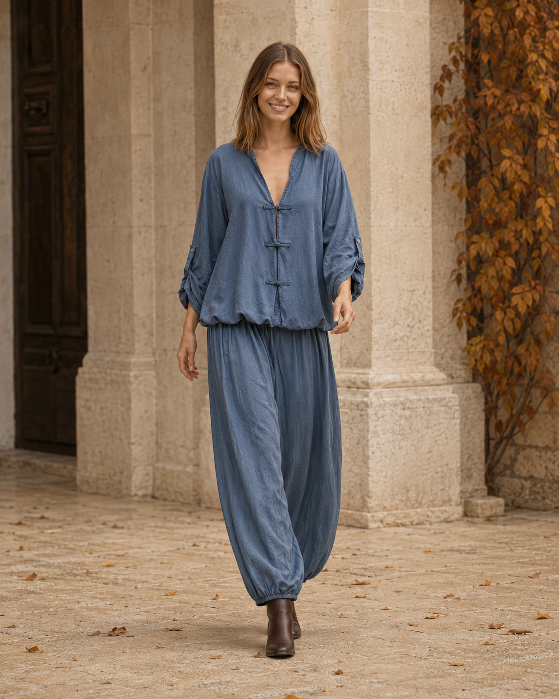 BLUSA JAPO-AZUL
