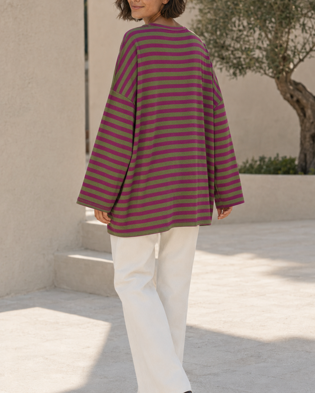 SUDADERA ALGODÓN MARINERA-VERDE