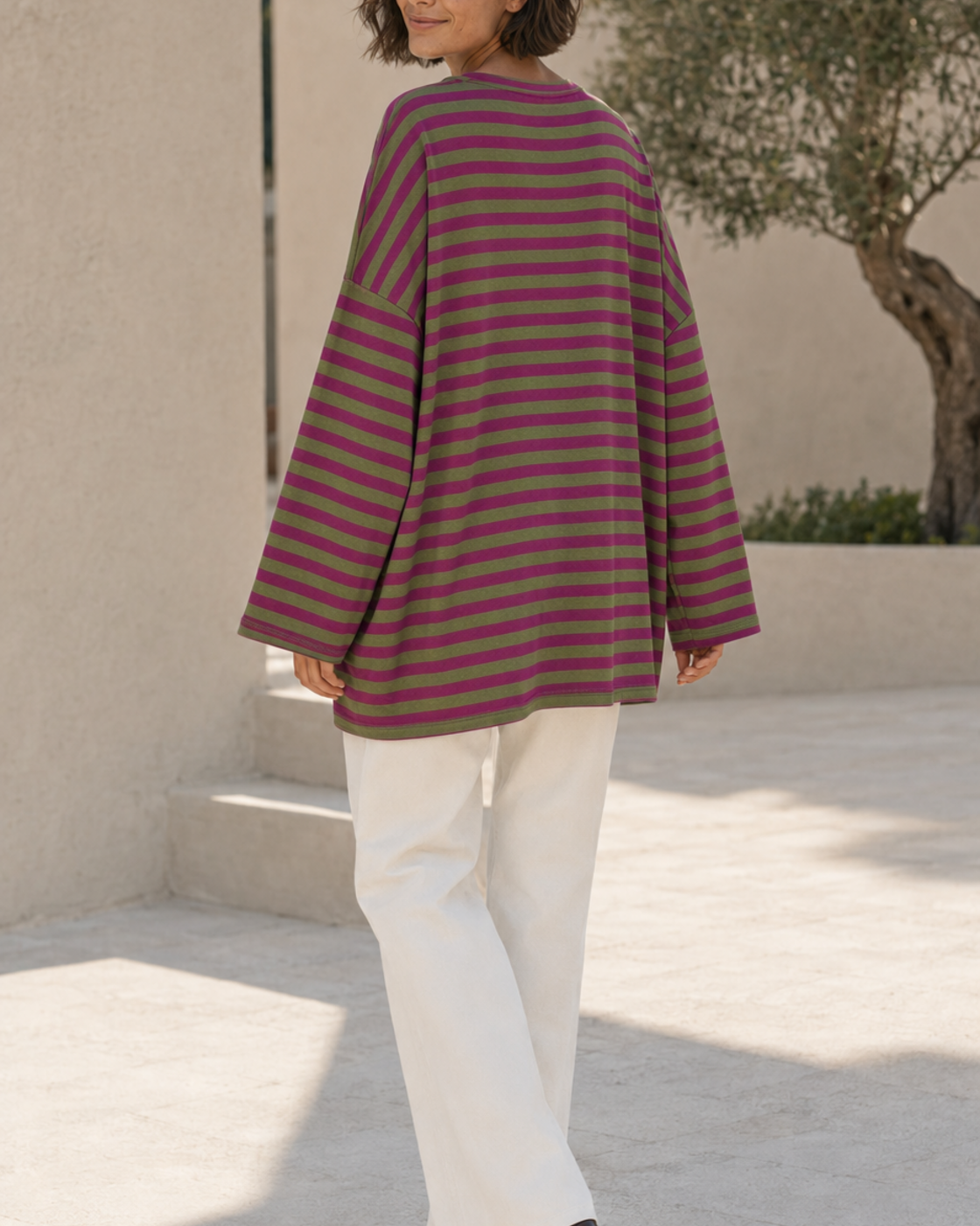 SUDADERA ALGODÓN MARINERA-VERDE