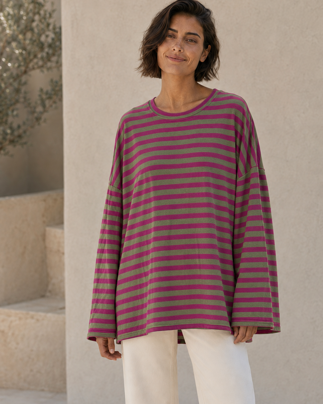 SUDADERA ALGODÓN MARINERA-VERDE
