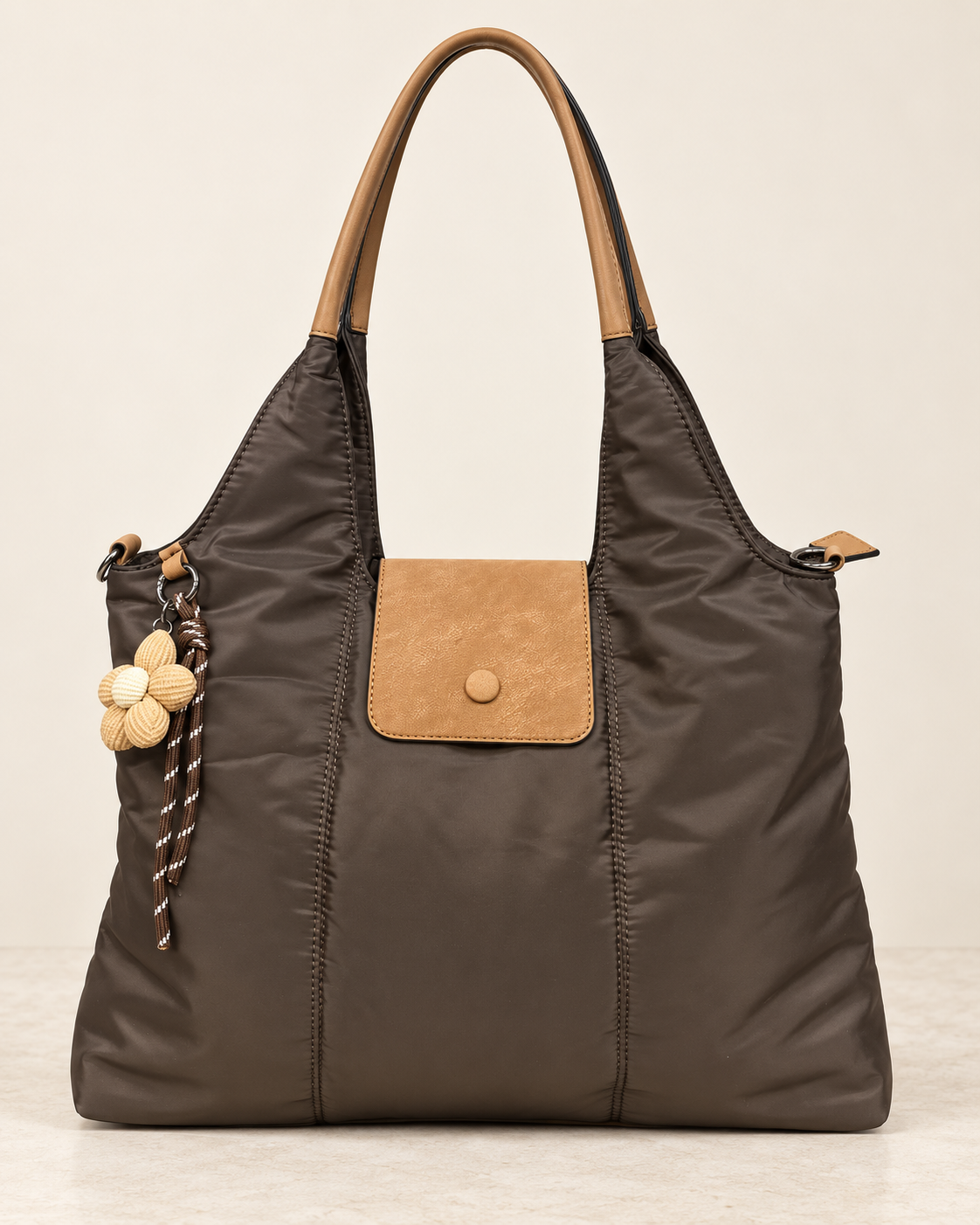 BOLSO ACOLCHADO MARRÓN