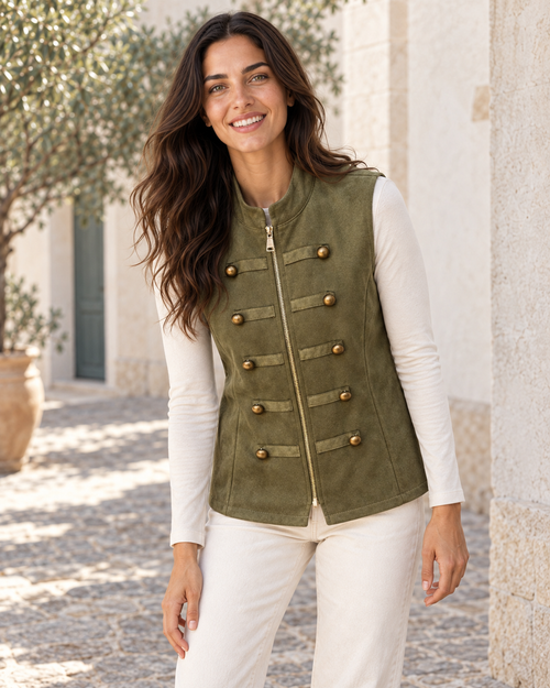 CHALECO ANTELINA-KHAKI