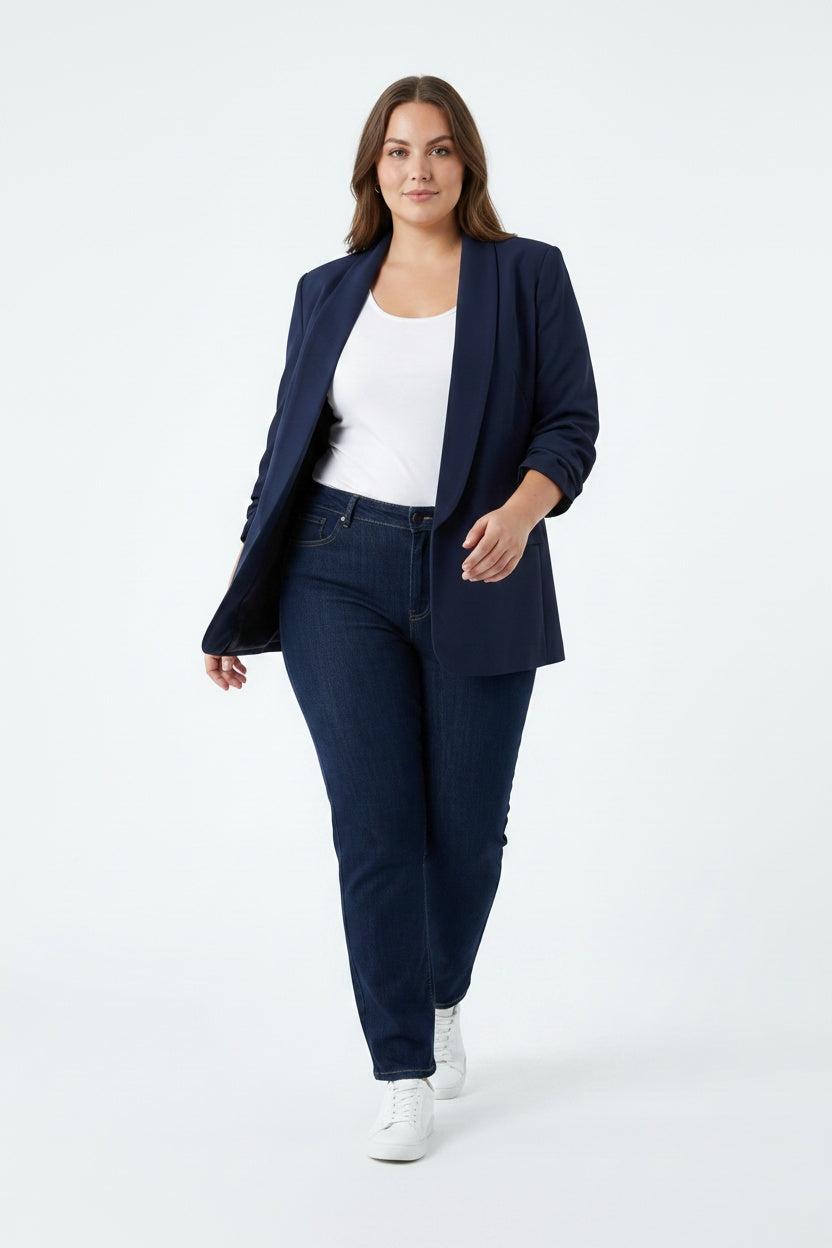 BLAZER BASIC-AZUL MARINO