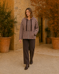 SUDADERA ALGODÓN MARINERA-ROSA