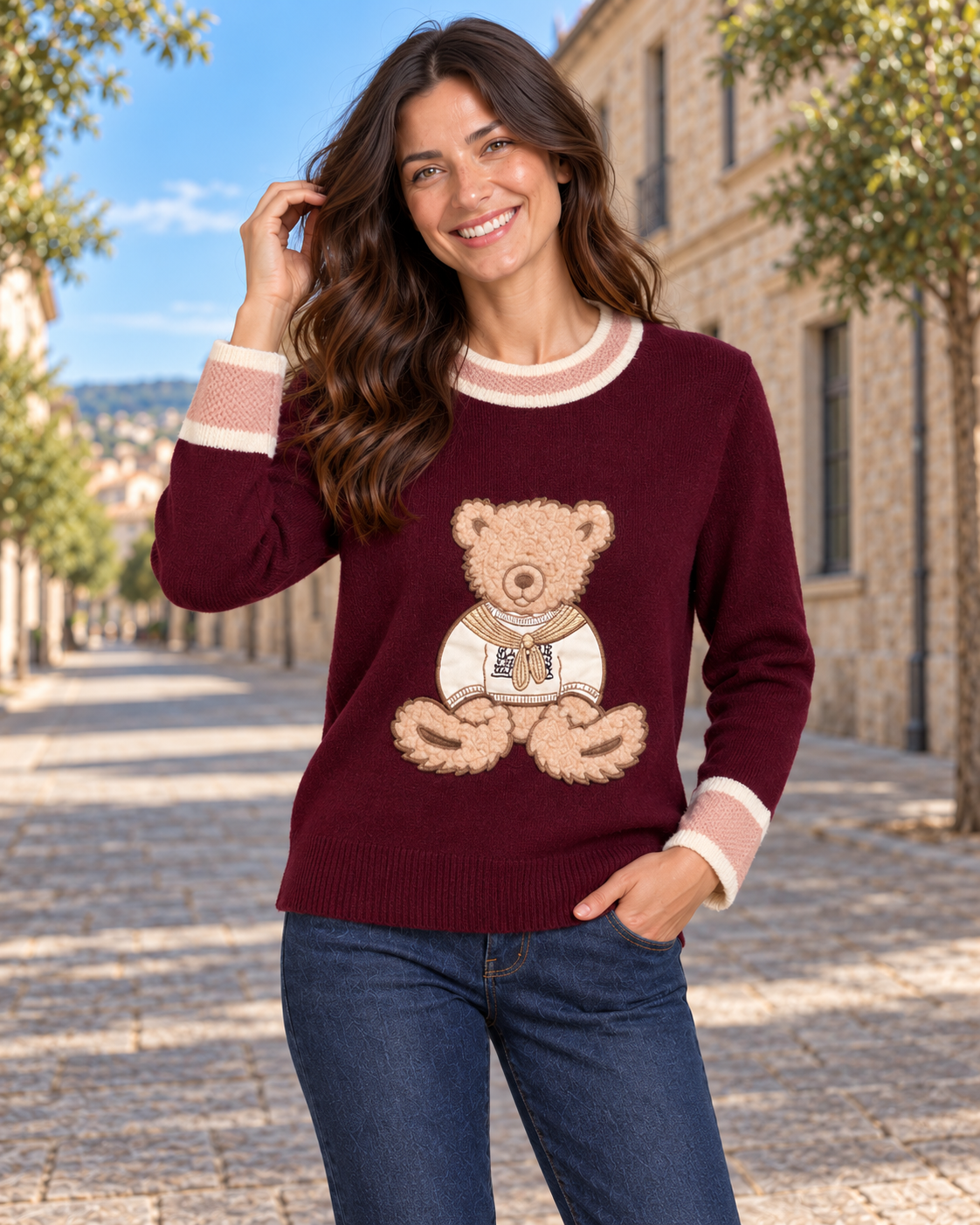 JERSEY TEDY-GRANATE