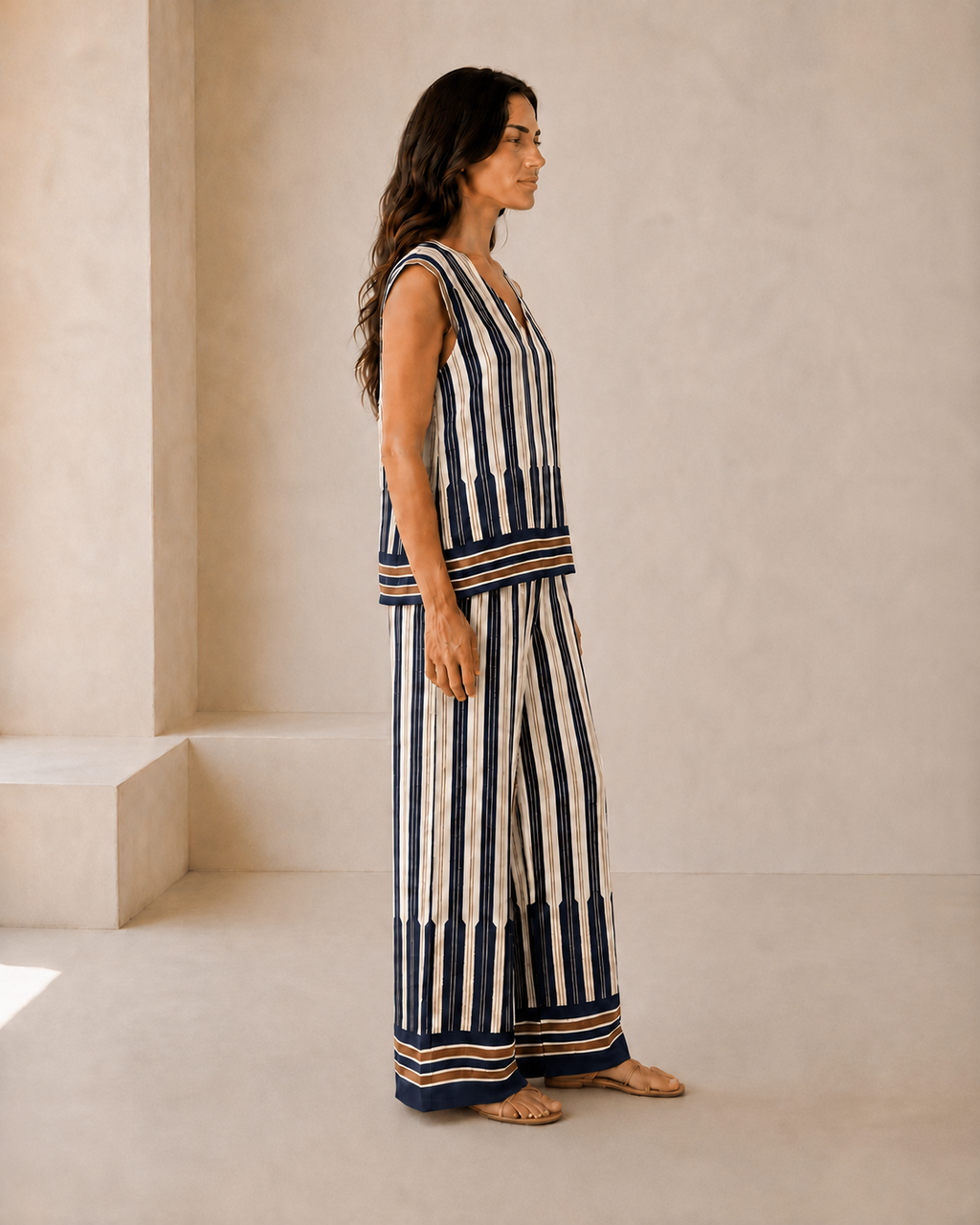 CONJUNTO RAYAS-AZUL