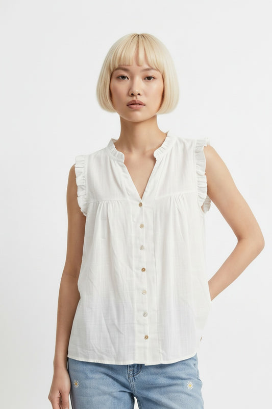 BLUSA VOLANTITO-BLANCA