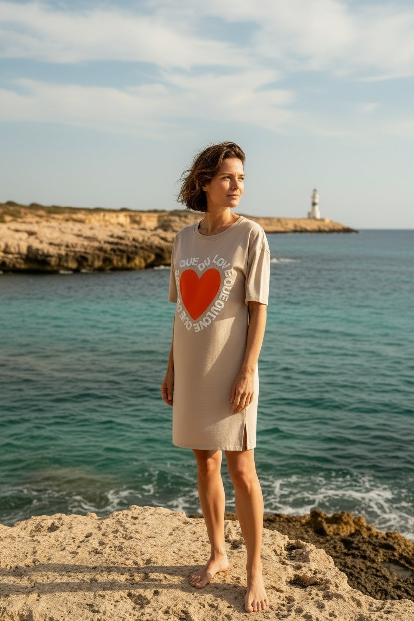 VESTIDO LOVE-BEIGE