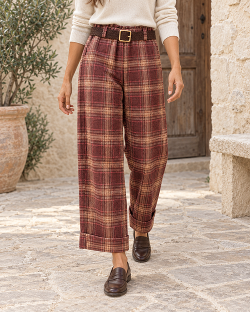 PANTALÓN CUADROS - BUGANVILLA