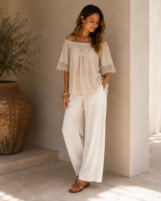 BLUSA MAN-BEIGE