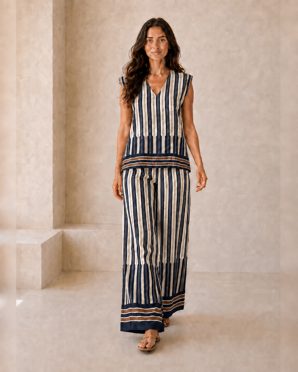 CONJUNTO RAYAS-AZUL