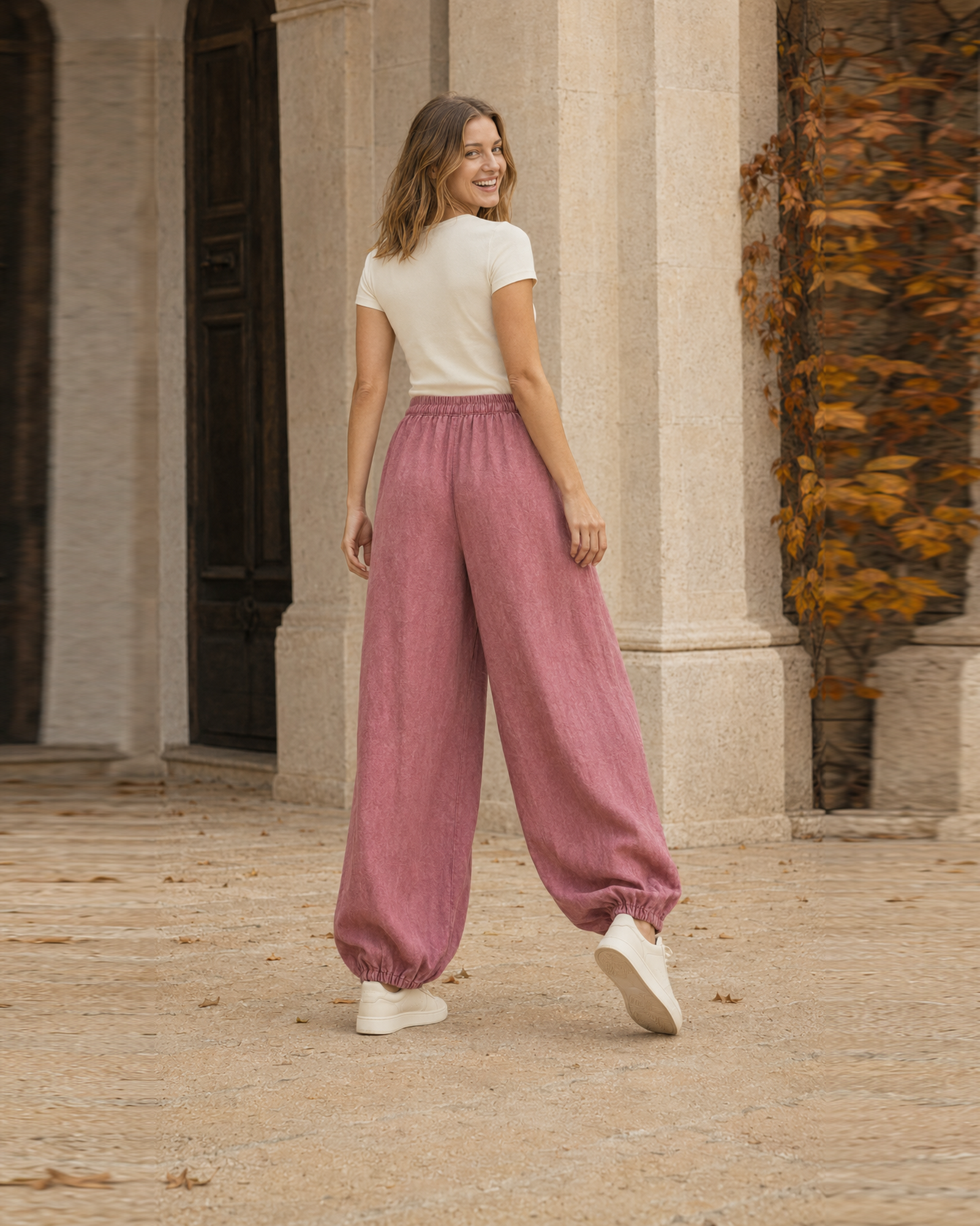 PANTALÓN JAPO-ROSA