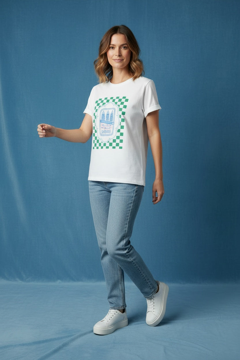 CAMISETA SARDINES LATA