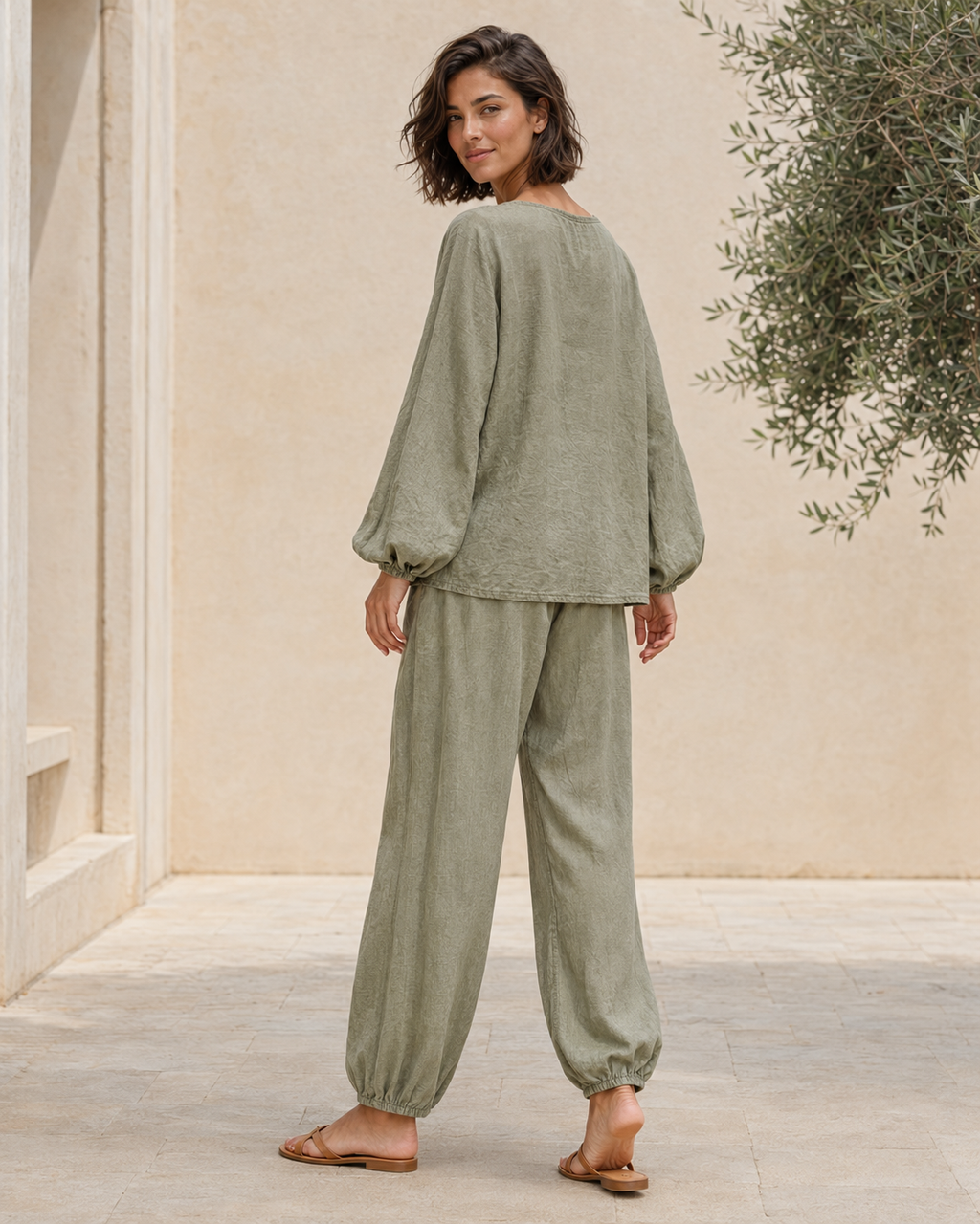 BLUSA TEN-KHAKI