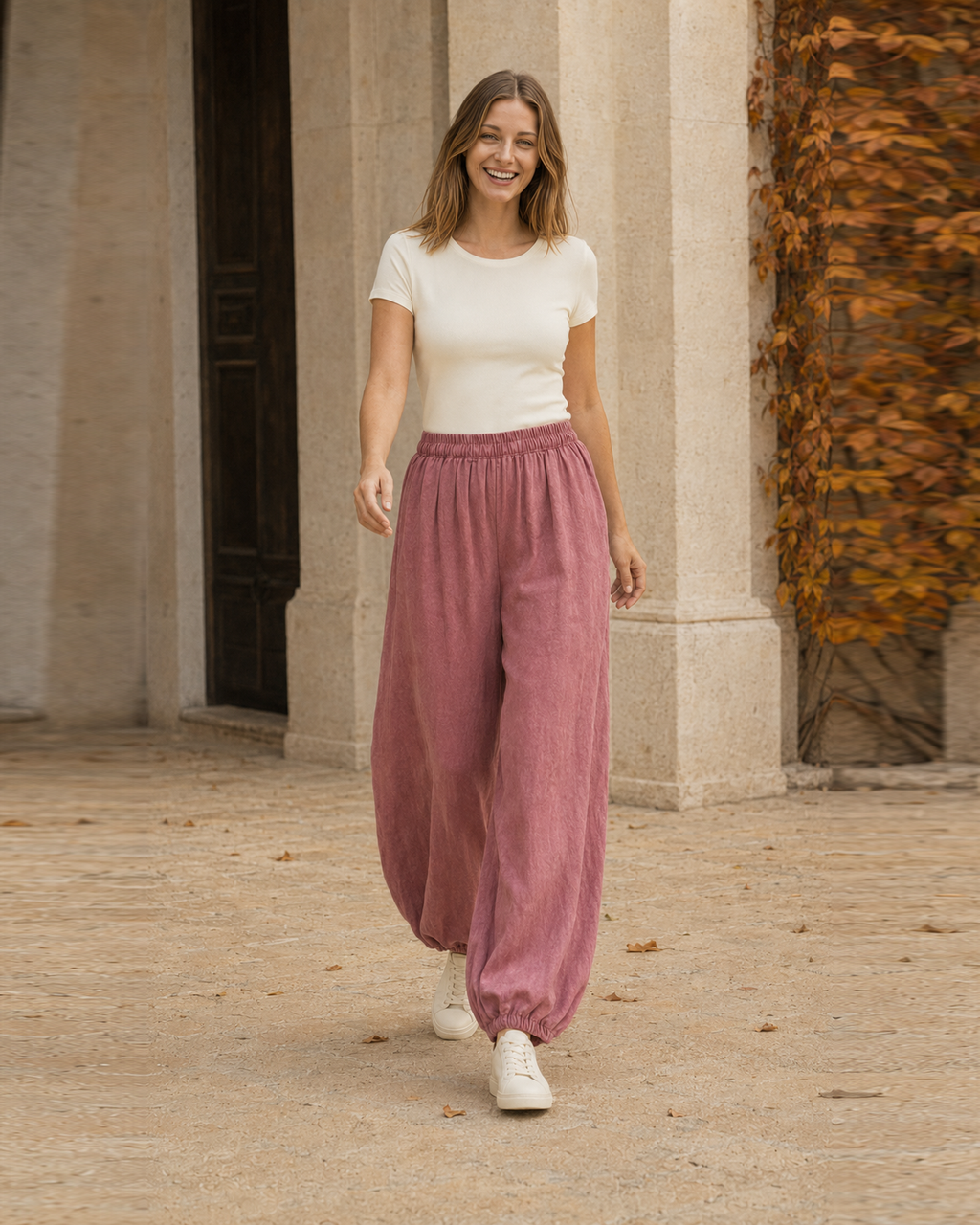 PANTALÓN JAPO-ROSA