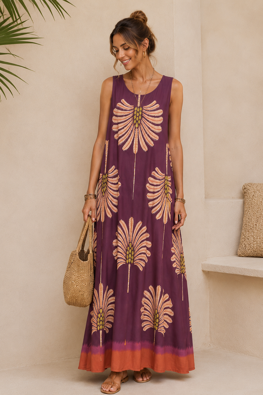 VESTIDO LICRA PAMS-BUGANVILLA