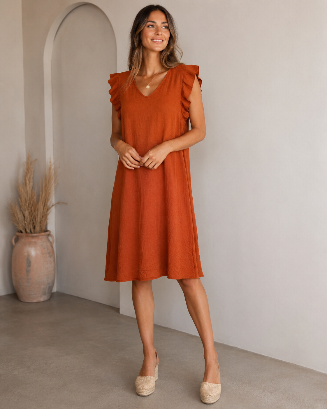 VESTIDO BASIC-TEJA
