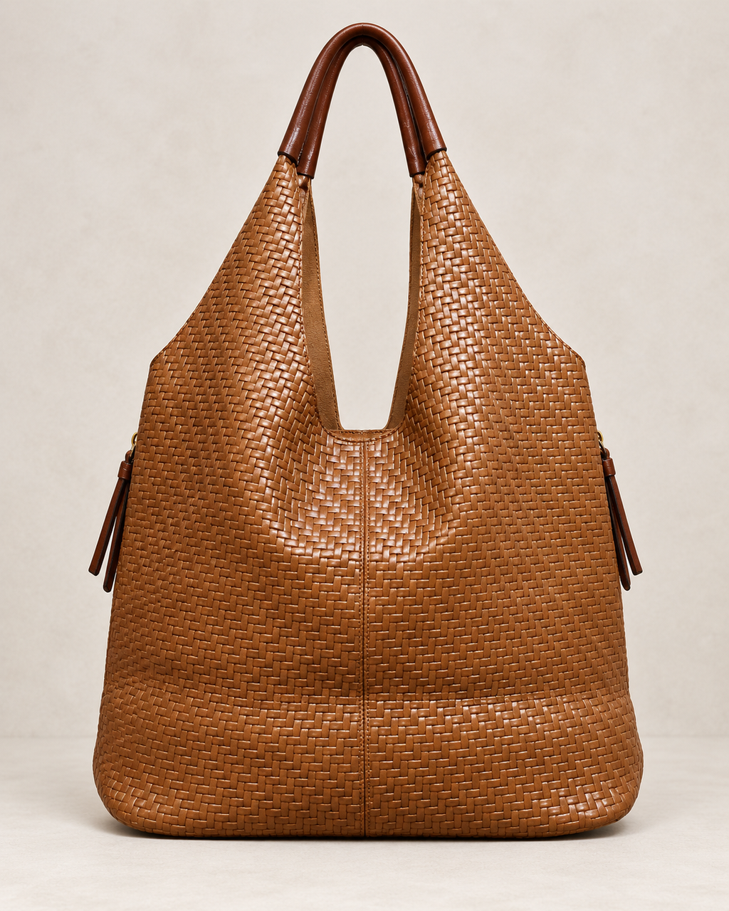 BOLSO POLIPIEL ASA-MARRÓN