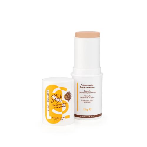 Stick solar facial con color SPF 50+