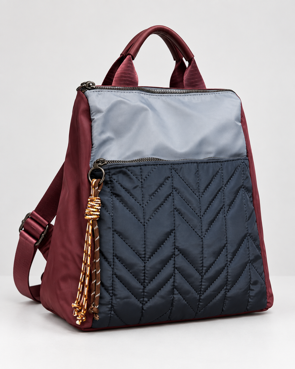MOCHILA ACOLCHADA COMB-GRANATE
