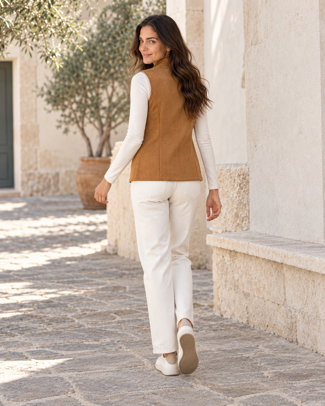 CHALECO ANTELINA-CAMEL