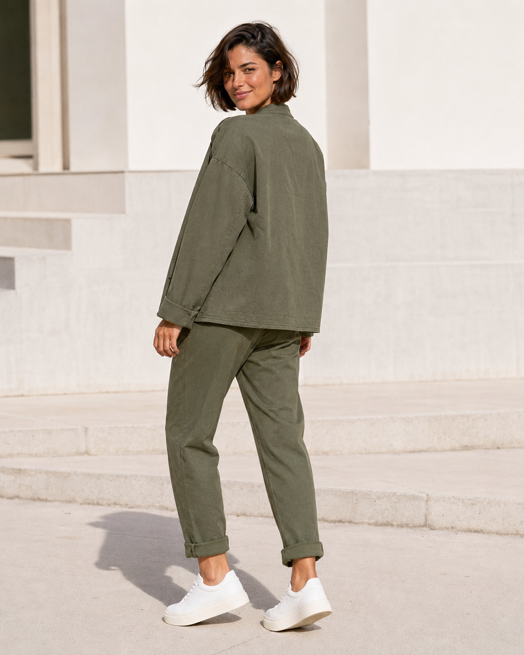 BLAZER ALGODÓN-VERDE