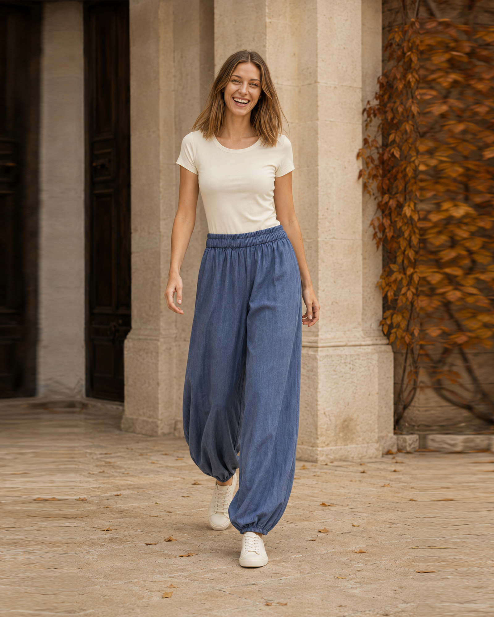PANTALÓN JAPO-AZUL