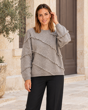 JERSEY  FLECOS-GRIS