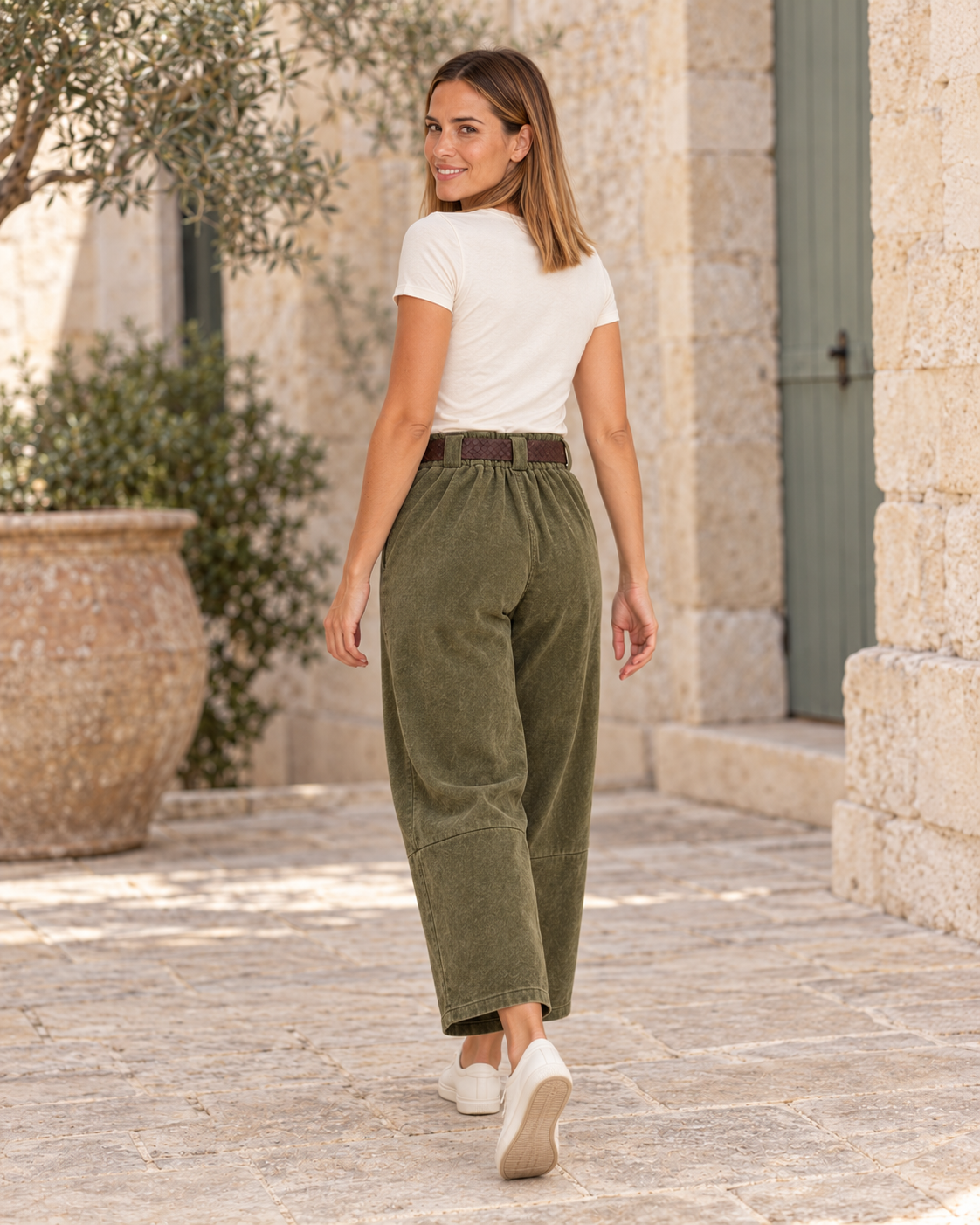 PANTALÓN PANA-VERDE