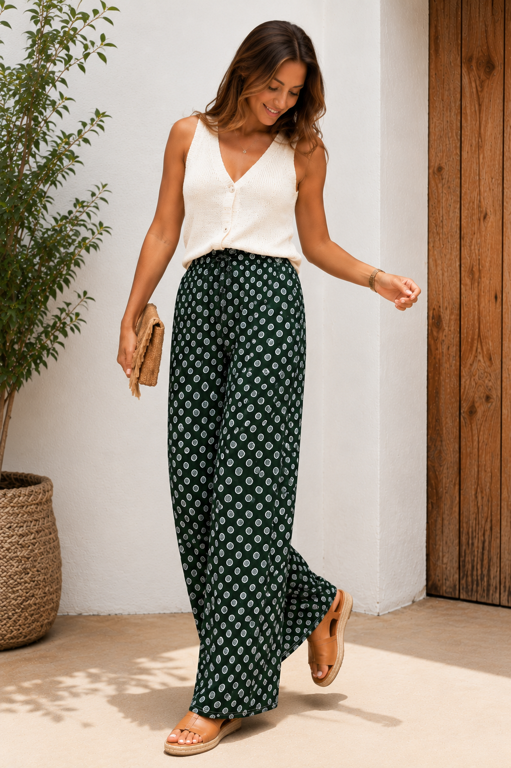 PANTALÓN CIRCULOS-VERDE