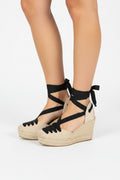 ALPARGATAS BEIGE-NEGRO