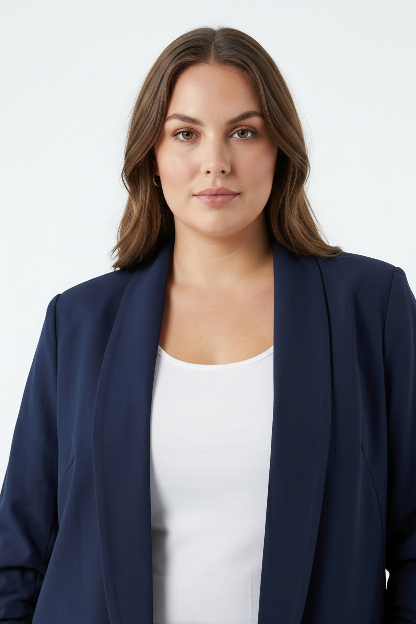 BLAZER BASIC-AZUL MARINO