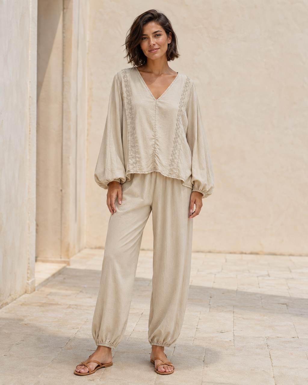 BLUSA TEN-BEIGE