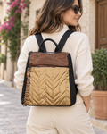 MOCHILA ACOLCHADA COMB-NEGRA