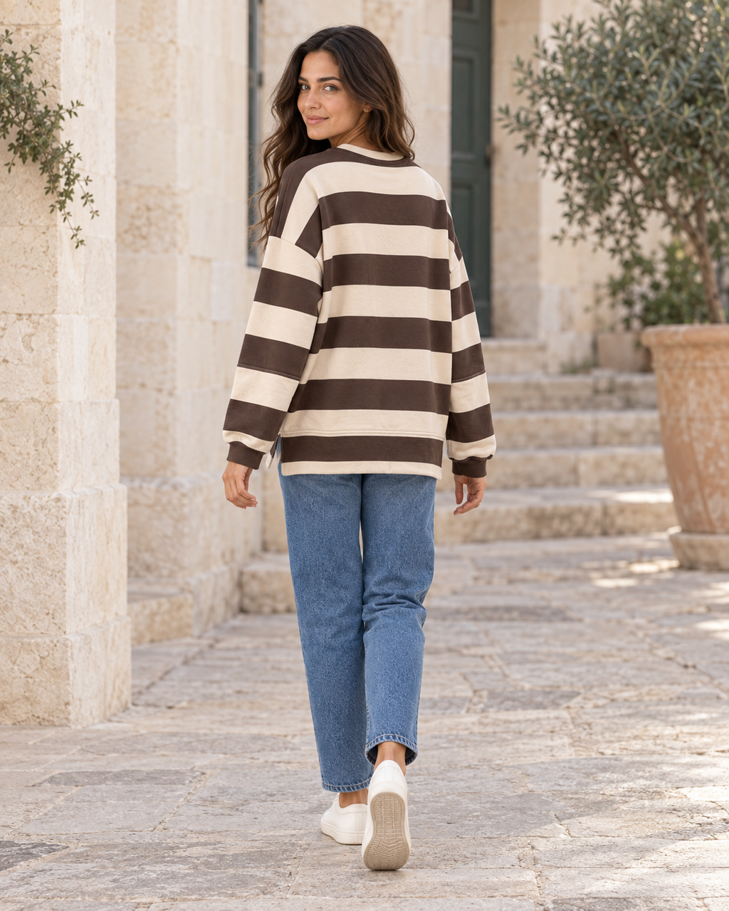 SUDADERA AZARO-BEIGE