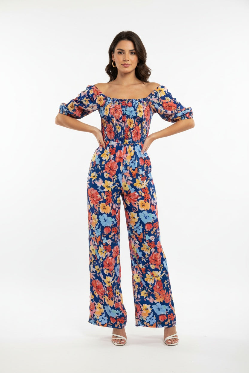 MONO FLORAL-AZUL
