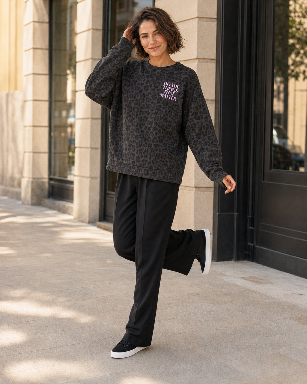 SUDADERA ANIMAL PRINT
