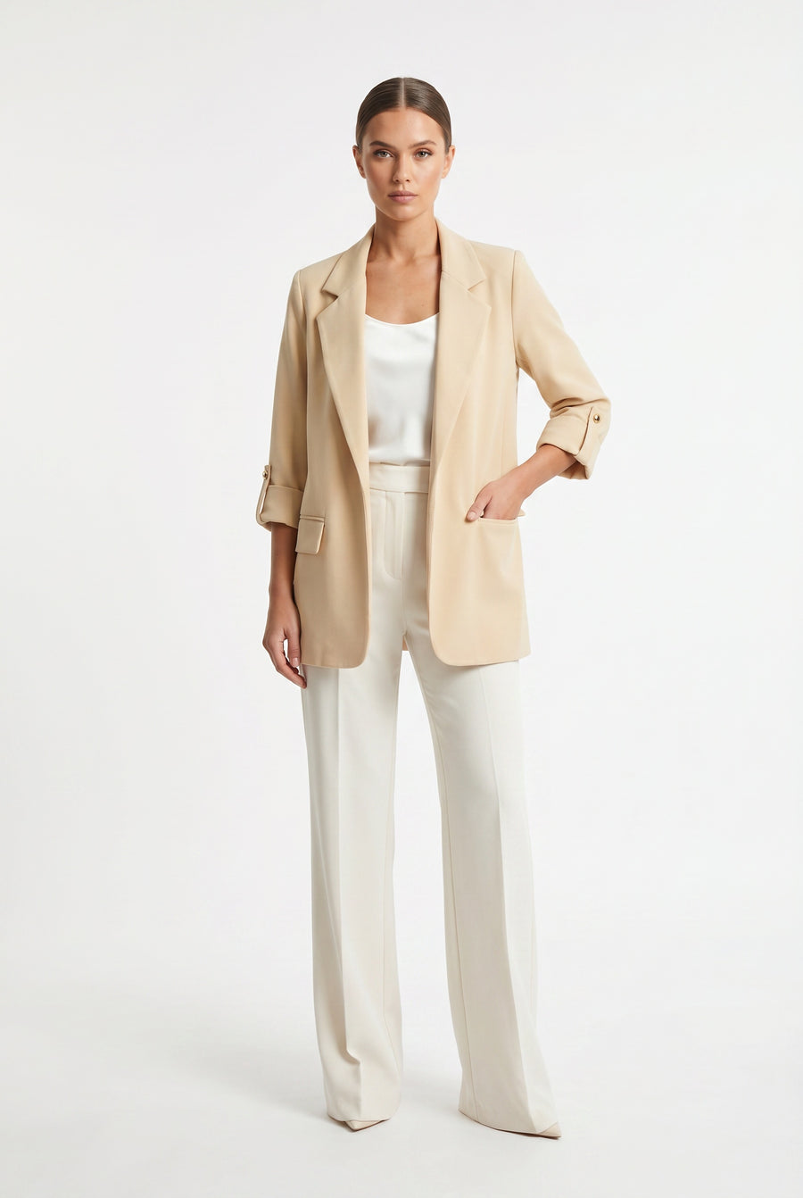 BLAZER ANBU -BEIGE