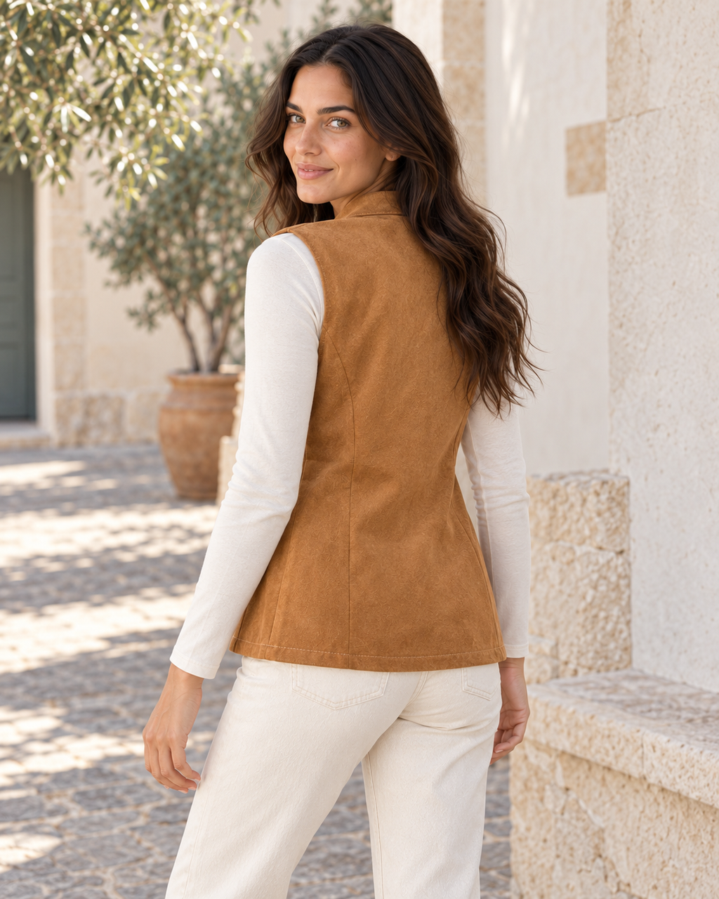 CHALECO ANTELINA-CAMEL